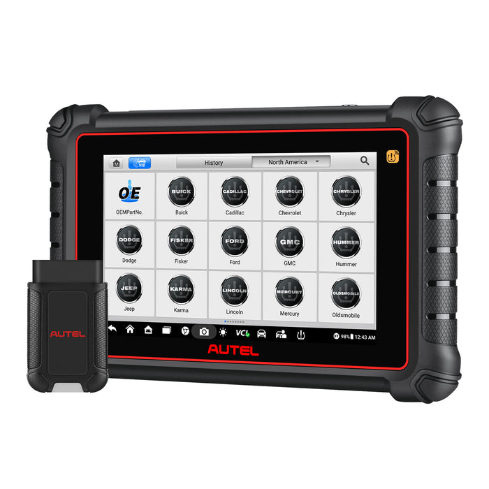 Autel Maxicom MK900TS丨Scanner de diagnostic TPMS professionnel丨Réapprentissage/remplacement TPMS/programmation des capteurs丨Système complet multimarque 40 + service丨Multilingue