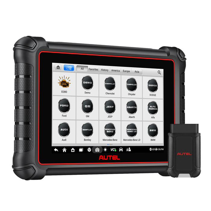【Actions UE】2024 Nouveau Autel Maxicom MK900BT OBDII Scanner de Diagnostic丨Android 11 écran 8 pouces caméra arrière 8M丨40+ services de test actif système multimarque