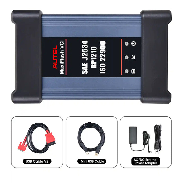 Autel Maxiflash VCI J2534 CAN FD/DOIP ECU Programming Tool Work with Autel MaxiSys Elite II Pro/MS909/Ultra Lite(S)/MS909EV