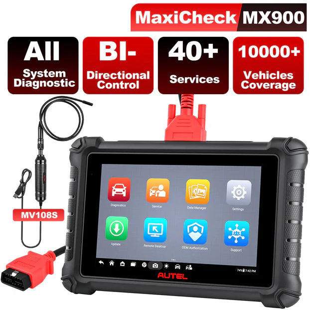 Autel MaxiCheck MX900 Valise diagnostic française/Identique au MK900/Contrôle bidirectionnel/Tout le système/Service 40+