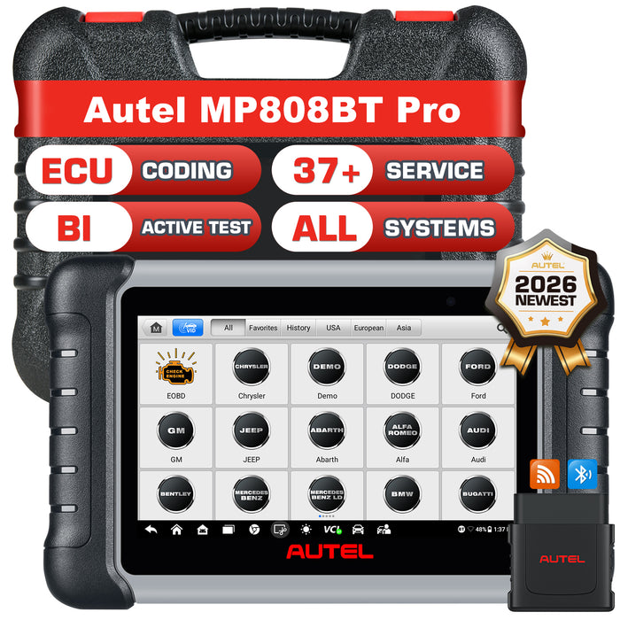 Autel MaxiPRO MP808BT Pro|  Scanner de diagnostic | ECU Codage | Contrôle bidirectionnel| les systèmes de niveau OE | 37+ prestations |  Multilingue