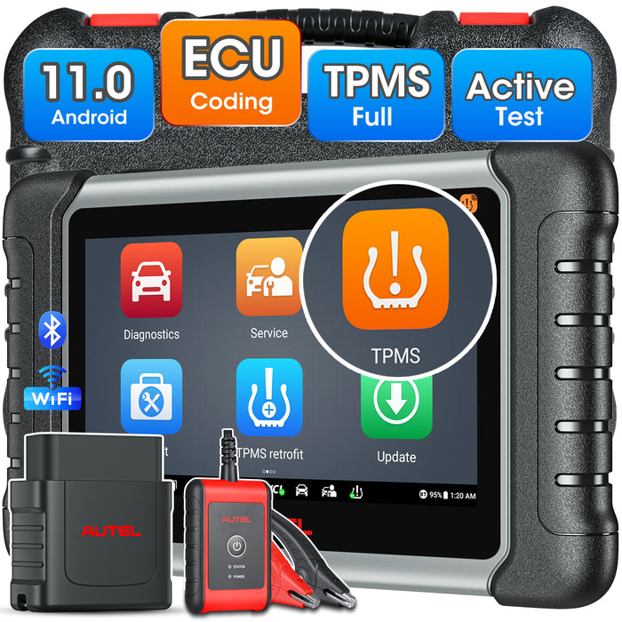 Autel MaxiDas DS808S-TS Outil de diagnostic TPMS | Identique au MP808S-TS/Programmation TPMS complète | Tous les systèmes de niveau OE |30+ services | Multilingue