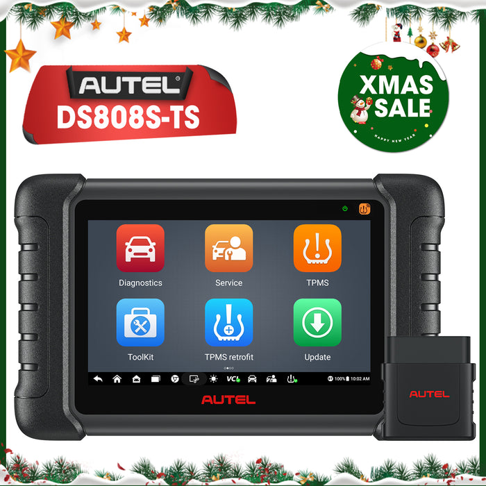 Autel MaxiDas DS808S-TS Outil de diagnostic TPMS | Identique au MP808S-TS/Programmation TPMS complète | Tous les systèmes de niveau OE |30+ services | Multilingue