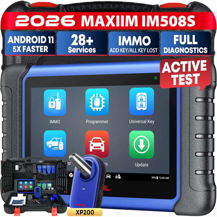 Autel MaxiIM IM508S丨Programmeur clé et scanner de diagnostic 2 en 1 | Ajouter des clés | Toutes les clés perdues | Tous les diagnostics du système | 28+ services