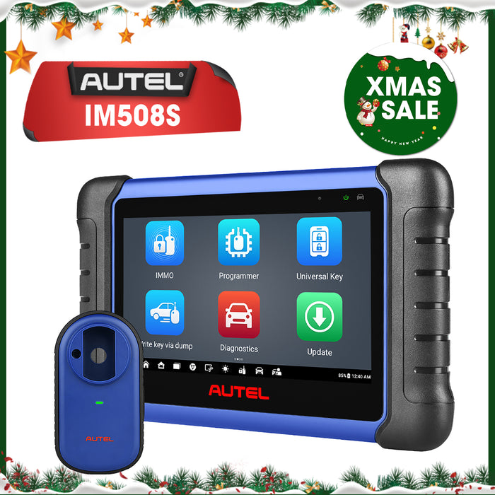 Autel MaxiIM IM508S丨Programmeur clé et scanner de diagnostic 2 en 1 | Ajouter des clés | Toutes les clés perdues | Tous les diagnostics du système | 28+ services
