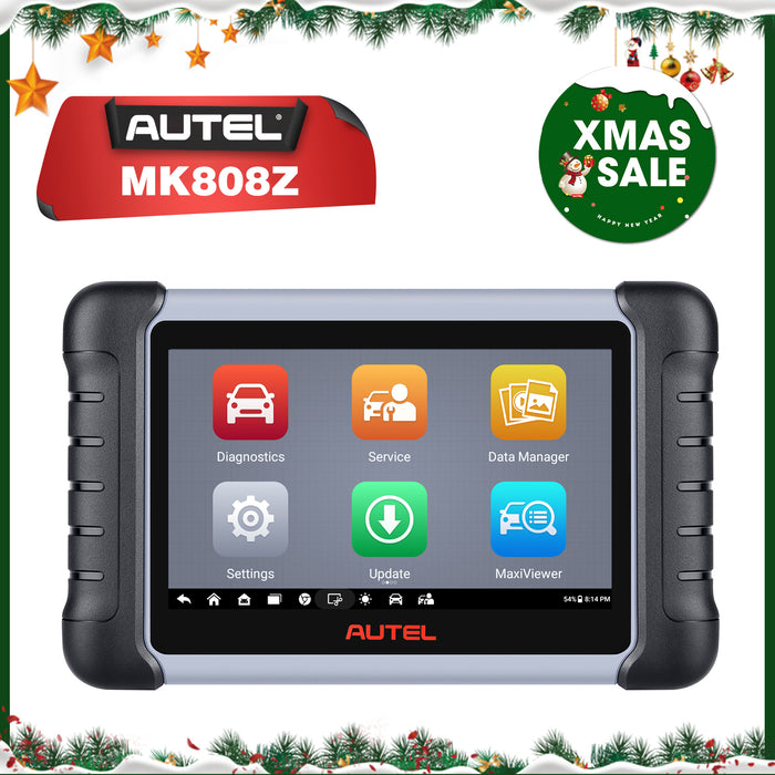 Autel MaxiCOM MK808Z丨Scanner de diagnostic// Contrôle bidirectionnel / Tous systèmes de niveau OE / Service de réinitialisation 28+ / Version mondiale multilingue