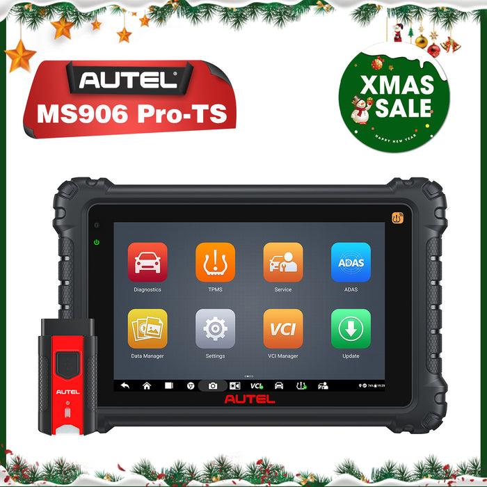 Autel MaxiSYS MS906 Pro-TS丨2-in-1 TPMS and Diagnosis Tool丨TPMS Sensor Relearn/Programmer丨ECU Coding丨Bi-Directional Control丨36+ Reset Service丨Multi-language