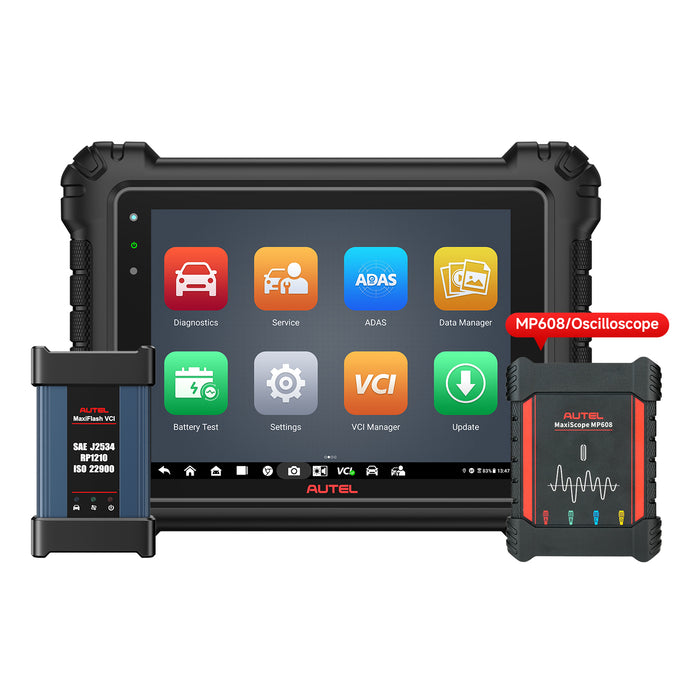 Autel MaxiSys MS909丨Scanner de diagnostic/Programmation ECU J2534/Codage/Carte topologique 2.0/Contrôle bidirectionnel/Service de 40+/Langue Française