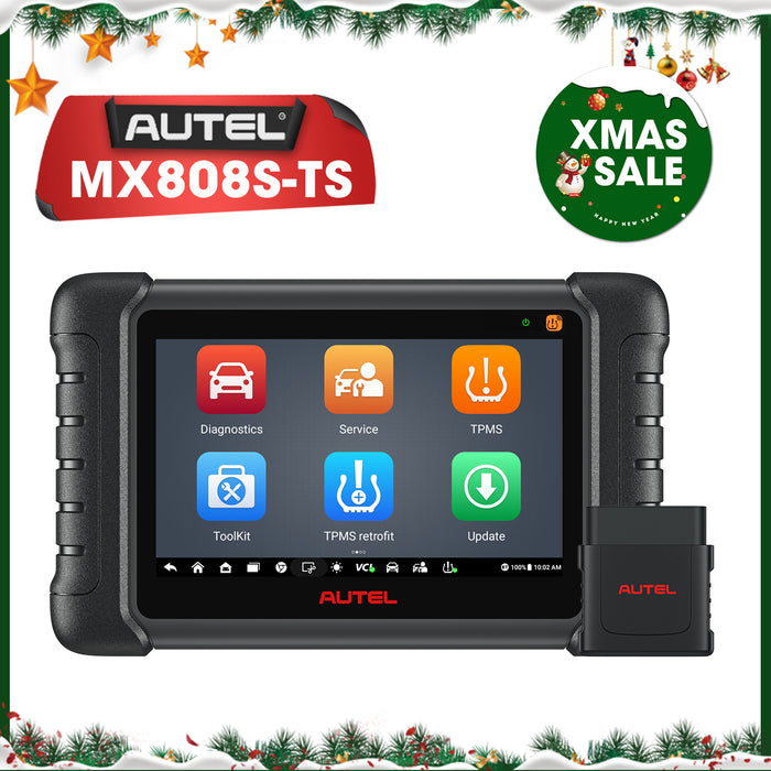 Autel MaxiCheck MX808S-TS TPMS Scanner | TPMS réapprendre/remplacé/Programmation | Identique au MK808S-TS | tous les systèmes de niveau OE | 30+ services | Multilingue