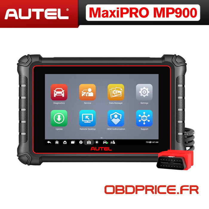 【2024 plus récent 】Autel Maxipro MP900 Scanner de diagnostic丨système complet multimarque Android 11丨40+ services丨codage ECU丨multilingue