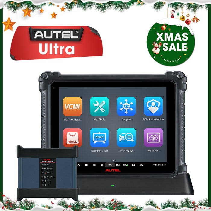 Autel MaxiSys Ultra | Meilleur outil d'analyse de diagnostic | Programmation du ECU J2534 | 40+ services | Module VCMI 5-en-1 | Test actif | Mise à niveau du MS909/MS919
