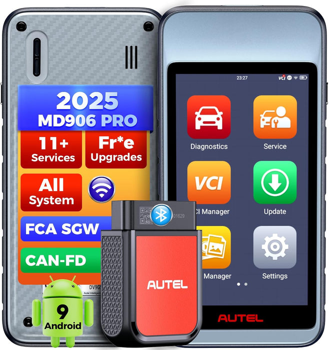 Autel MaxiDiag MD906 Pro丨avec Bluetooth MaxiVCI V150 Lite 丨Auto-Scan All System丨11 Common Service 丨Mise à jour gratuite à vie