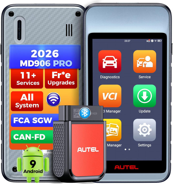 Autel MaxiDiag MD906 Pro丨avec Bluetooth MaxiVCI V150 Lite 丨Auto-Scan All System丨11 Common Service 丨Mise à jour gratuite à vie