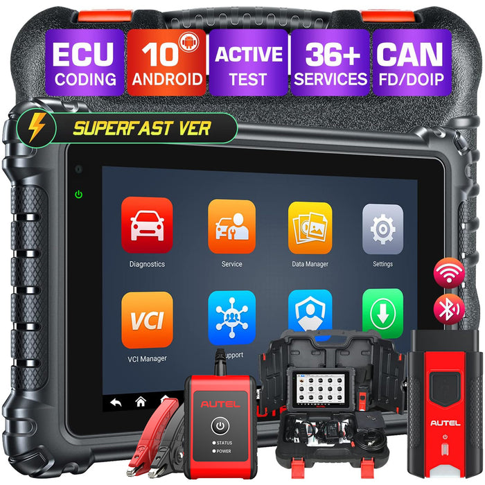 Autel MaxiSys MS906 Pro| Codage avancé de l'ECU | Contrôle bidirectionnel| 36+ Services | Tous les systèmes |Multilingue