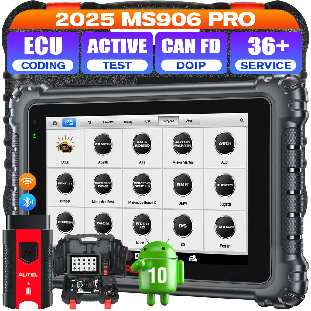 Autel MaxiSys MS906 Proスキャナー Autel Diagnostic Tool 2022新バージョン、33以上のサービス、ECUコーディング、フルシステム診断、双方向制御、MS906BTのア | Autel Scanner MaxiCOM MK906 Pro Android 10ベース ECU コーディングスキャンツール  MaxiSYS MS906BT \u0026 MS906 Proの2025アップグレード 双方向スキャナー 40以上のサービス付き BT506 \u0026  MV108対応