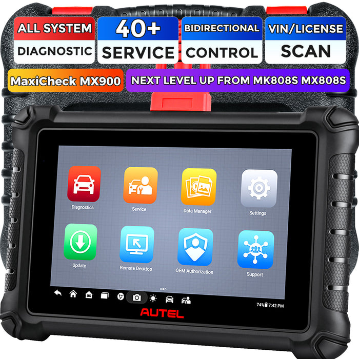 Autel MaxiCheck MX900 Scanner de diagnostic française/Identique au MK900/Contrôle bidirectionnel/Tout le système/Service 40+