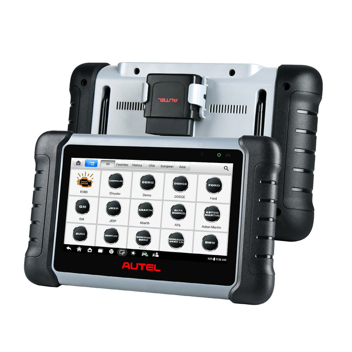 【2 ans de mise à jour】Autel MaxiPRO MP808BT Pro Kit Scanner de diagnostic avec une boîte d'adaptateurs | Codage du EUC | Contrôle bidirectionnel | Tous les systèmes de niveau OE | 37+ prestations | Multilingue