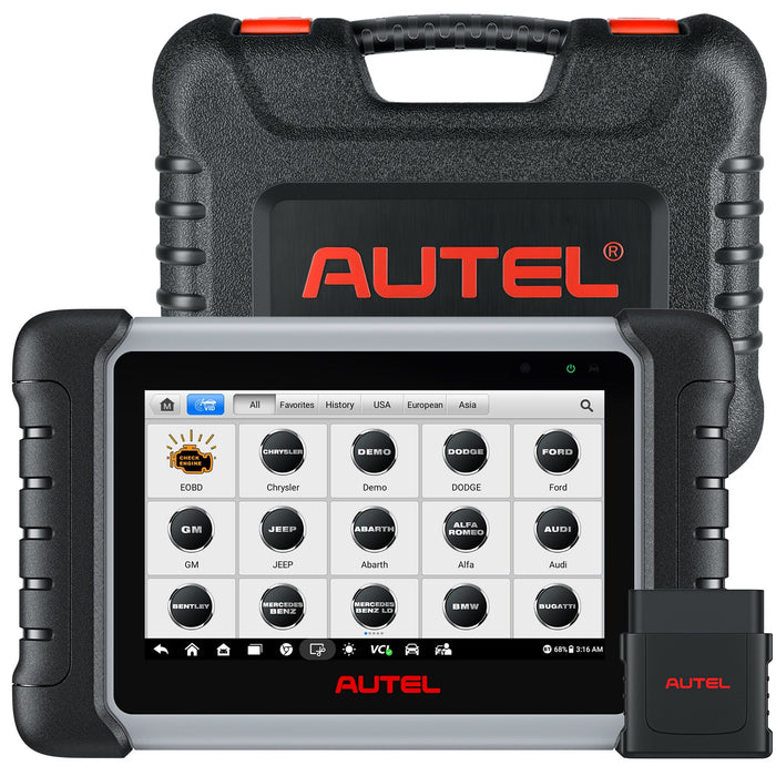 【Actions UE】Autel MaxiCOM MK808BT Pro Bluetooth Diagnostic | Tous les systèmes  | 37+ prestations | ABS/Oil Reset/EPB/SAS/DPF/BMS/Injector Coding| Multilingue