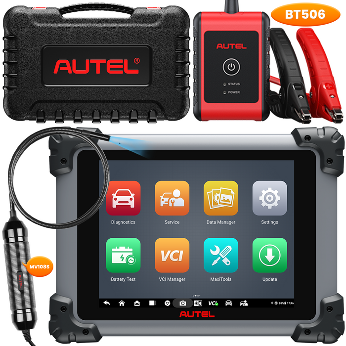 【2 Years Update】Autel Maxisys Elite II Pro |Same as Autel MS909  |with J2534 ECU Programming & Coding | Bi-Directional Control | 36+ Services | OE-Level Full-System| Multi-Language